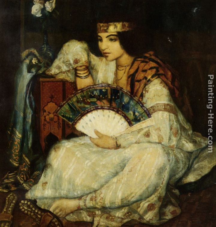 Emile Bernard Lady with a Fan